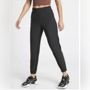 Athleta Women’s Black Brooklyn Lined Joggers w/ Ribbed Ankle Cuffs | Size 4
